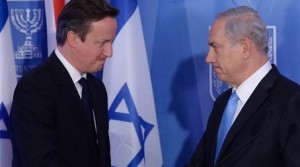 رئيس الوزراء الإسرائيلي بنيامين نتانياهو ورئيس الوزراء البريطاني ديفيد كاميرون