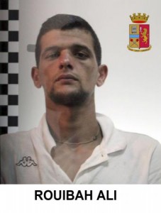 Ali Rouibah, one of five survivors arrested on suspicion of people trafficking, is seen in this handout picture taken and released by Italian Police in Palermo