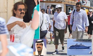 Sheikh Hamad bin Khalifa al-Thani on holiday, Dubrovnik, Croatia - 20 Aug 2015